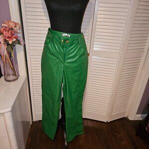 Women's Size Large Vegan Leather Pants